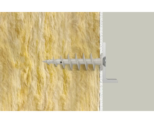 Izolačná hmoždinka v stene