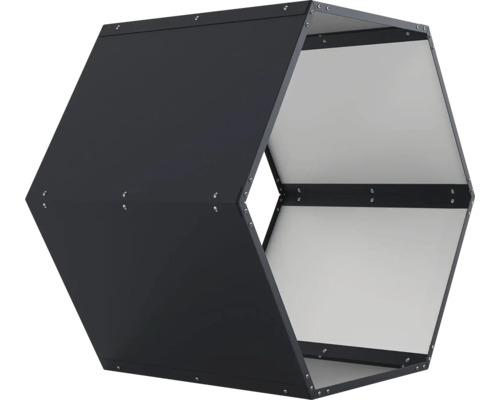 Šesťhranná polica so skrutkami