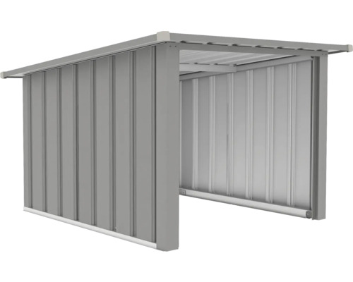 Kovová kôlňa na náradie s posuvnými dverami