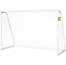 Biela futbalová bránka so sieťou