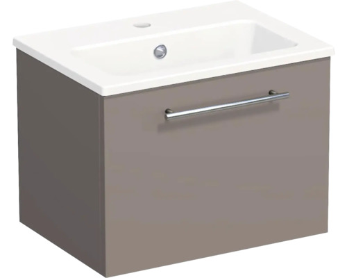Kúpeľňová skrinka s umývadlom Intedoor TRENTA 50 cm čadičově sivá lesklá TRE MINI 50 1Z S A2496 Kúpeľňová skrinka s umývadlom Intedoor TRENTA 50 cm čadičově sivá lesklá TRE MINI 50 1Z S A2496