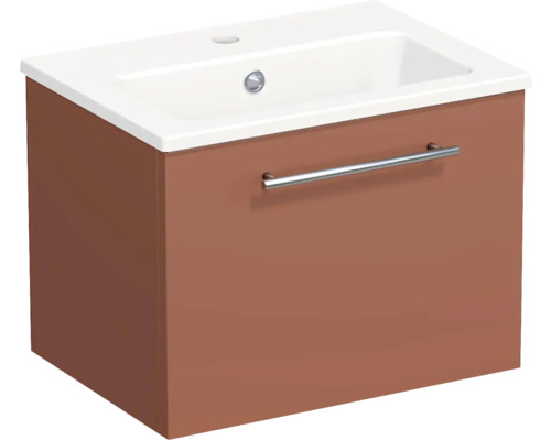 Kúpeľňová skrinka s umývadlom Intedoor TRENTA 50 cm cotto matná TRE MINI 50 1Z S A9556 Kúpeľňová skrinka s umývadlom Intedoor TRENTA 50 cm cotto matná TRE MINI 50 1Z S A9556