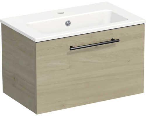 Kúpeľňová skrinka s umývadlom Intedoor TRENTA 60 cm dub kendal prírodný TRE MINI 60 1Z B 70 Kúpeľňová skrinka s umývadlom Intedoor TRENTA 60 cm dub kendal prírodný TRE MINI 60 1Z B 70