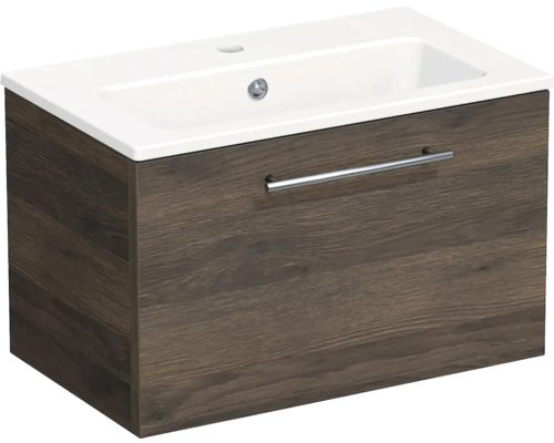 Kúpeľňová skrinka s umývadlom Intedoor TRENTA 60 cm dub tabak gladstone TRE MINI 60 1Z S 25 Kúpeľňová skrinka s umývadlom Intedoor TRENTA 60 cm dub tabak gladstone TRE MINI 60 1Z S 25