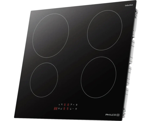 Čierna indukčná varná doska Philco so štyrmi varnými zónami