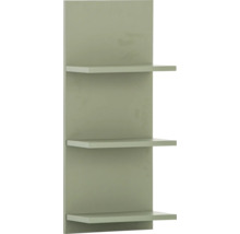 Nástenná polica s tromi policami na montáž na stenu