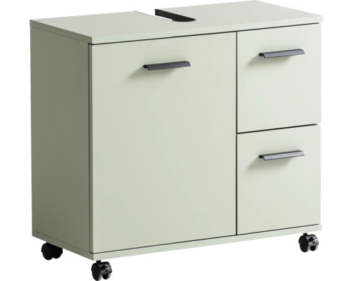 Skrinka pod umývadlo so zásuvkami a kolieskami