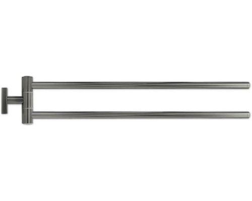 Držiak na uteráky s dvoma tyčami na montáž na stenu