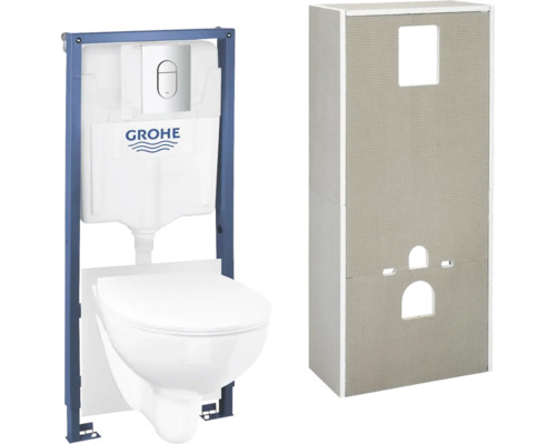 Závesné WC set GROHE Solido Bau Ceramic vr. WC dosky 36531000