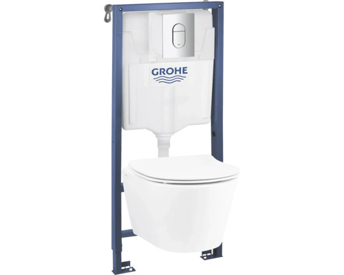 Závesné WC set GROHE Solido Serel Ceramic bez splachovacieho kruhu vr. WC dosky 101046SH0H