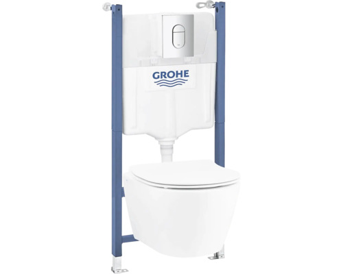 Závesné WC set GROHE Solido Serel Ceramic bez splachovacieho kruhu vr. WC dosky 101045SH0H