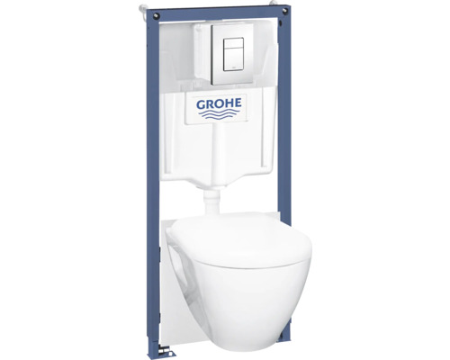 Závesné WC set GROHE Solido Serel Ceramic bez splachovacieho kruhu vr. WC dosky 39468000