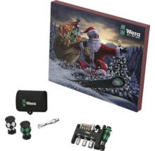 Wera adventný kalendár s bitmi, držiakmi a skrutkovačmi