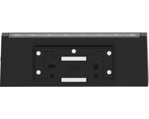 Pohľad zozadu na spodné svetlo s LED osvetlením