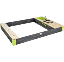 Pieskovisko s integrovanou hracou kuchynkou z dreva