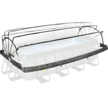 Zastrešenie bazéna na ochranu pred poveternostnými vplyvmi.