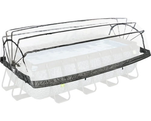 Zastrešenie bazéna na ochranu pred poveternostnými vplyvmi.