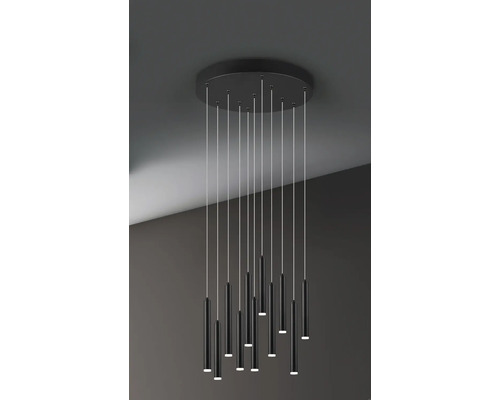 Stropné svietidlo s niekoľkými valcovými závesmi