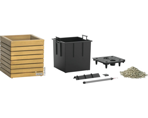 Kvetináč Lechuza Quadro s príslušenstvom