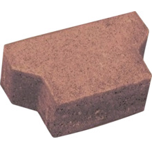 Zámková dlažba Háčko polovica 16,5 x 10 x 8 cm červená