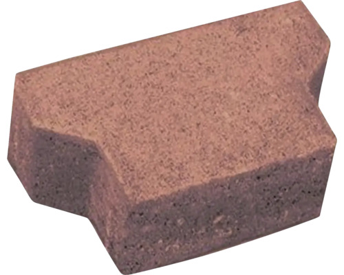 Zámková dlažba Háčko polovica 16,5 x 10 x 8 cm červená
