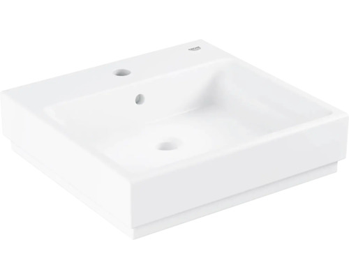 Umývadlo na dosku GROHE Cube Ceramic sanitárna keramika biela 500 mm 3947800H