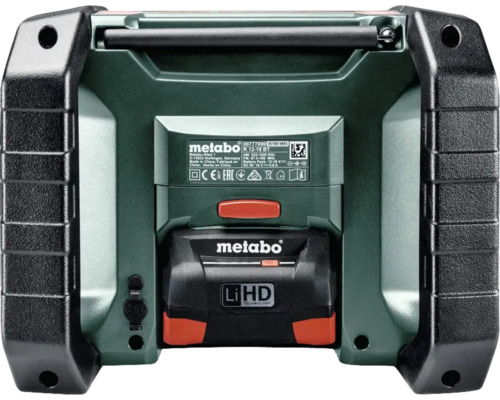 Stavebné rádio Metabo s batériou