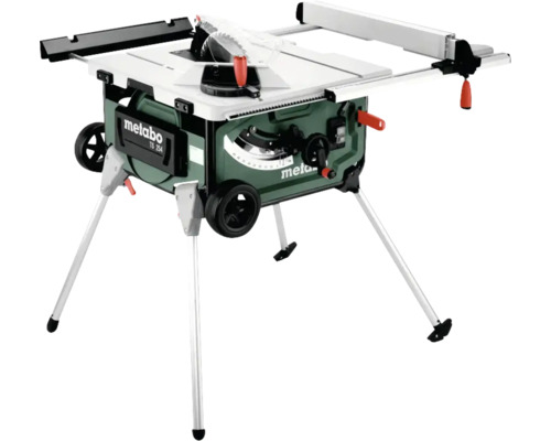 Stolová okružná píla Metabo s podstavcom a kolieskami