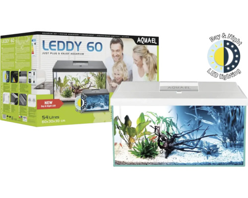 Akvarijný set s LED osvetlením