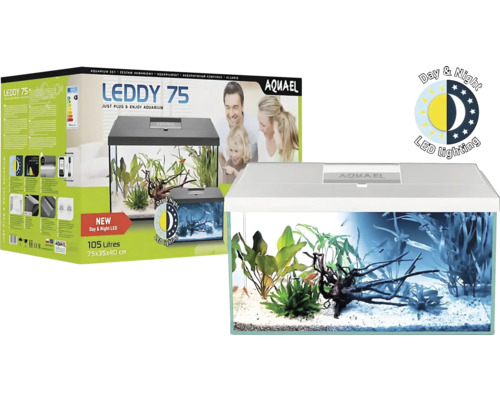 Akvarijný set s LED osvetlením
