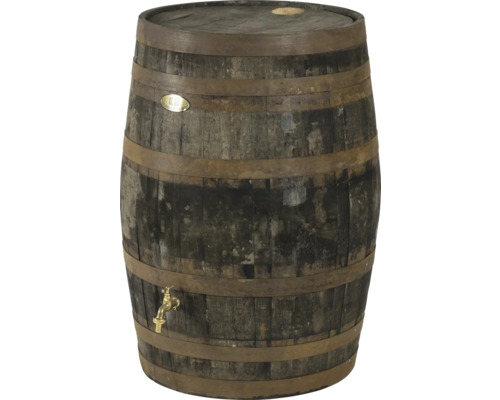 Drevený sud na dažďovú vodu s kohútikom