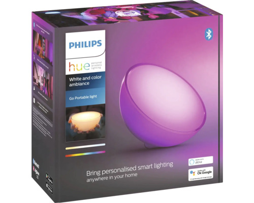 Prenosné svietidlo Philips Hue Go v balení