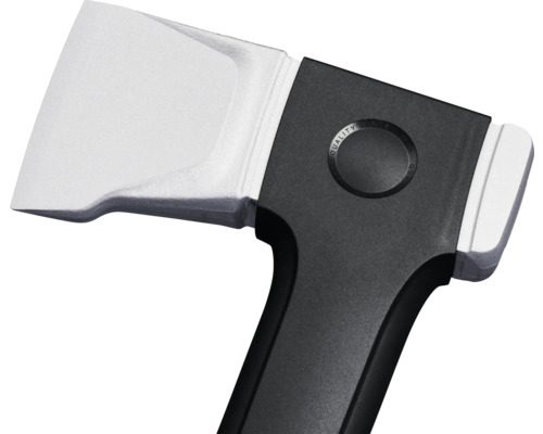 Sekera s oceľovou hlavou a plastovou rukoväťou