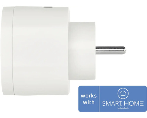 Biela inteligentná domáca zásuvka