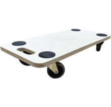 Drevené prepravné kolieska na nábytok s otvorom na uchopenie a protišmykovými podložkami