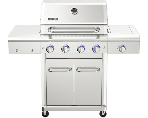 Grilovací vozík Tenneker so spodnou skrinkou a piatimi horákmi