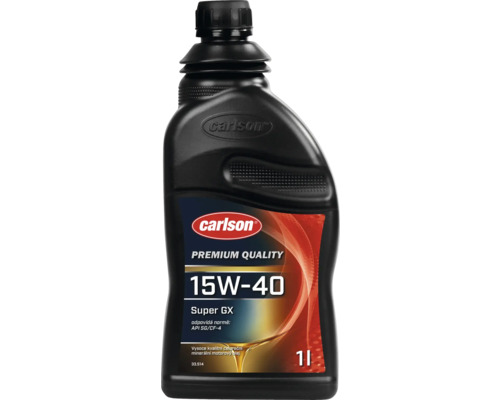 Motorový olej Carlson 15W-40 Super GX v 1-litrovej fľaši