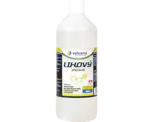 Lihový prípravok v bielej plastovej fľaši s objemom 1000 ml