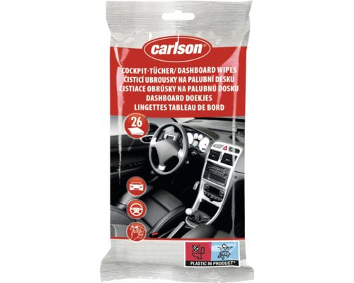 Balenie utierok na prístrojovú dosku Carlson, 26 kusov, na čistenie prístrojovej dosky