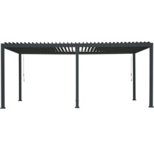 Pergola s lamelovou strechou a štyrmi stĺpikmi