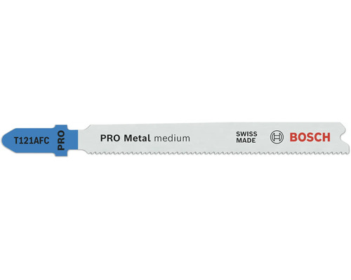 Pílový plátok Bosch PRO Metal Medium T121AFC, 3 ks Priamočiara píla Bosch Pro Metal medium