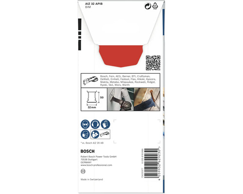 Balenie ponorného pílového listu Bosch AIZ 32 APIT BIM