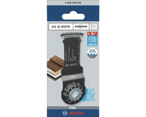 Ponorný pílový list Bosch AIZ 32 BSPIB Starlock na drevo