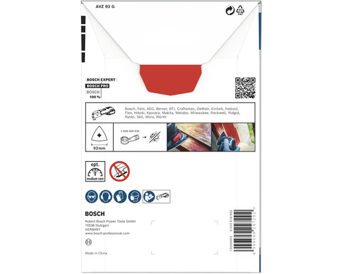 Balenie brúsneho listu Bosch Expert Bosch Pro AVZ 93 G