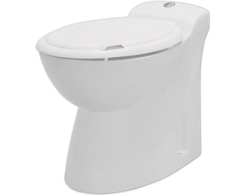 Stojace WC z keramiky s toaletným sedadlom