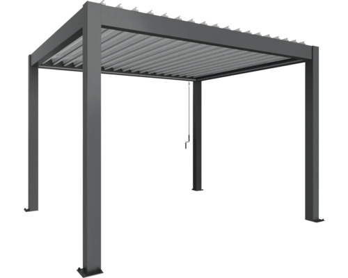 Voľne stojaca hliníková pergola s lamelovou strechou