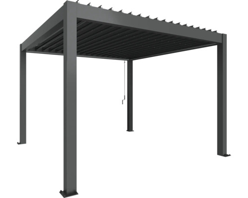 Voľne stojace zastrešenie terasy s lamelovou strechou