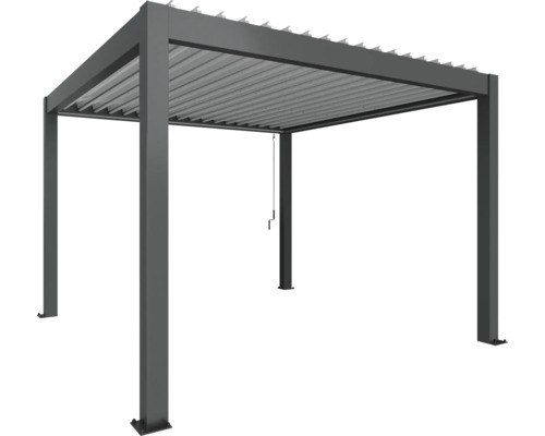 Voľne stojaca pergola s lamelovou strechou
