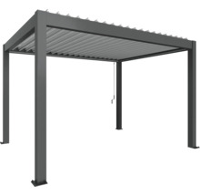 Pergola s lamelovou strechou pre vonkajšie použitie