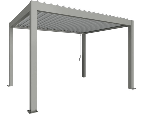 Pergola s lamelovou strechou pre záhradu